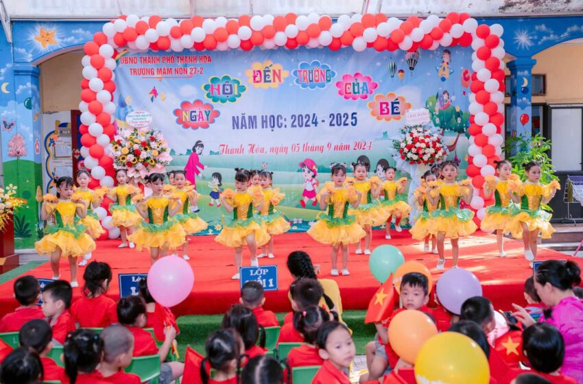  Trường học là nơi tuyệt vời nhất để chuẩn bị hành trang vào đời. Chào mừng năm học mới với những thành công mới!Lễ khai giảng năm học 2024-2025🌿 của trường Mầm non 27-2.