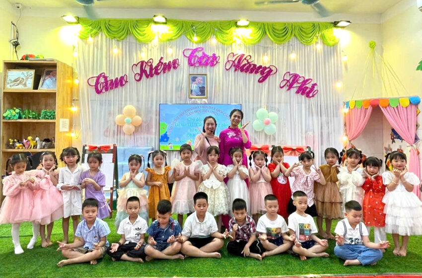  HỘI THI GIÁO VIÊN DẠY GIỎI BẬC MẦM NON CẤP THÀNH PHỐ.